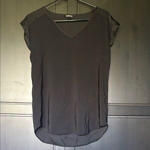 Express Women's Elegant Black Blouse